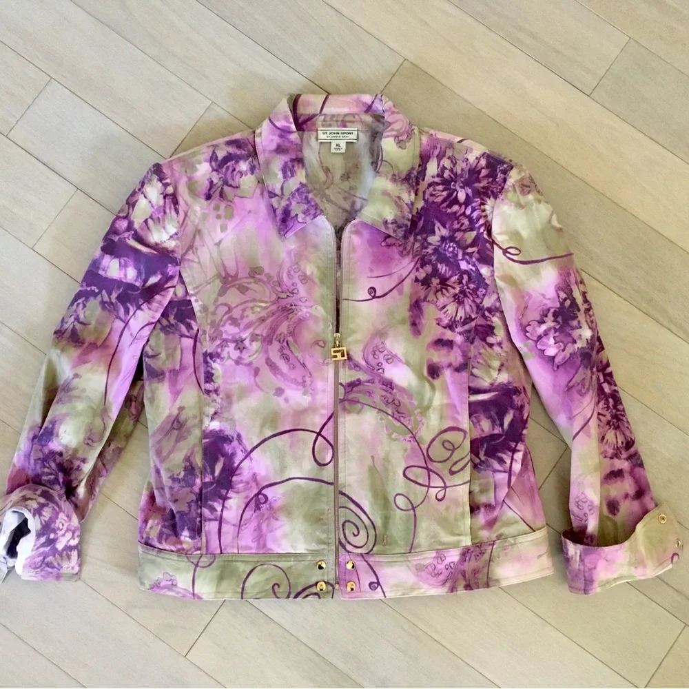 St John Sport by Marie Gray jean Jacket - Picture 3 of 12